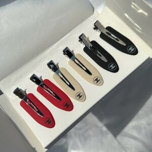 CHANEL hair clips accessories luxury gift set
